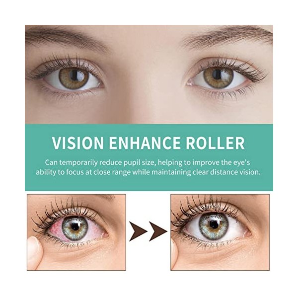 Rouleau pour les yeux secs - soin des yeux contre la fatigue - Pour améliorer la vue, massage des yeux, améliorer la vision e