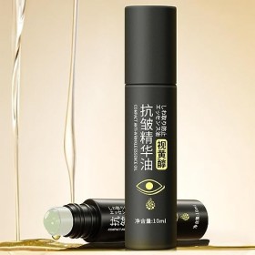 massage sous les yeux - 10 ml - Huile massage à glace à 360° pour les cernes et les gonflements - Raffermissement et raffermi