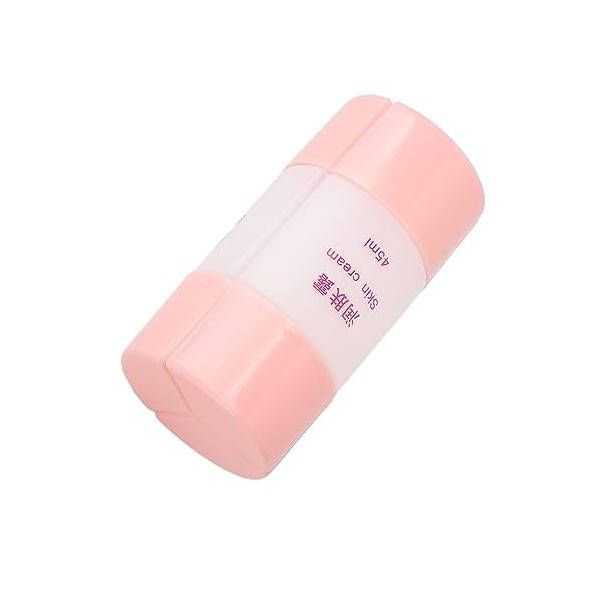 Bouteille de voyage 3 en 1 anti-fuite rechargeable portable pour après-shampooing, lotion 45 ml, rose