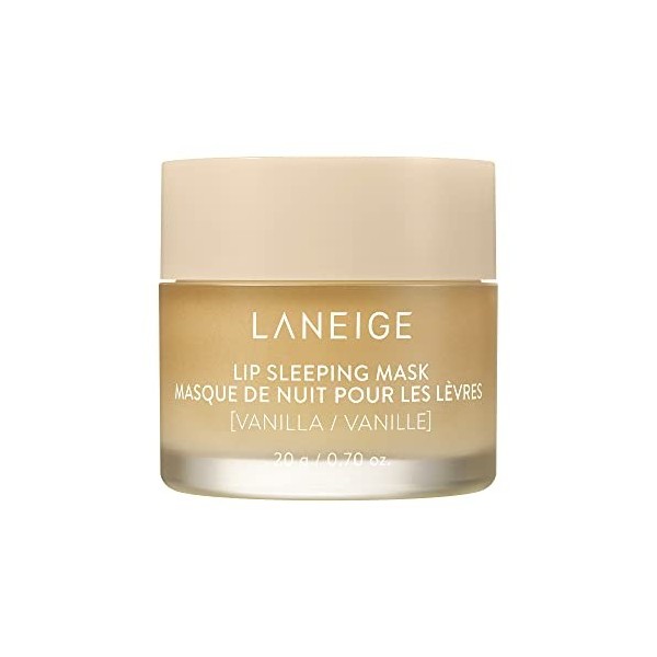 LANEIGE Masque de sommeil pour les lèvres à la vanille lemballage peut varier 