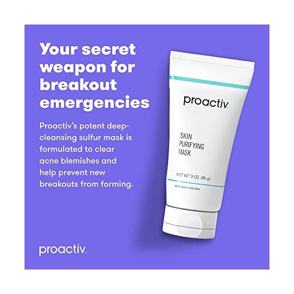 Masque purifiant Proactiv+ pour la peau, 85 g 90 jours 