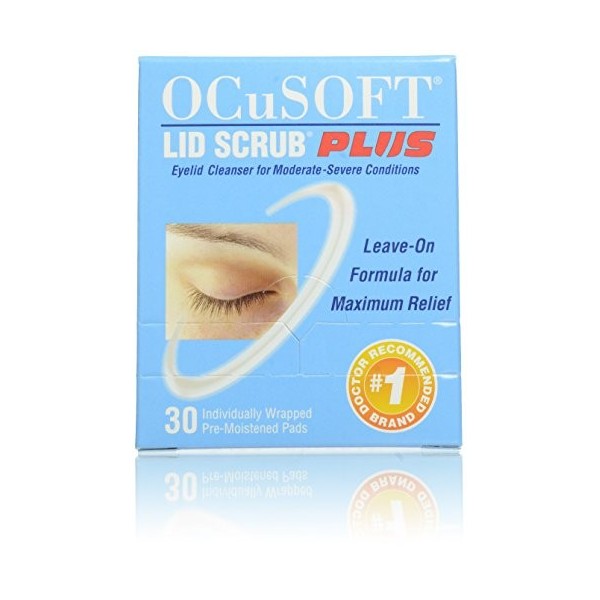 OCuSOFT Lot de 30 tampons pré-humidifiés