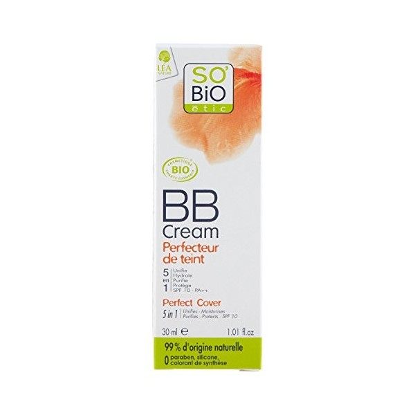 SoBio Étic Teint BB Cream 5 en 1 02 Beige Éclat Tube de 30 ml