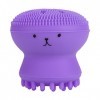 Brosse de nettoyage pour le visage en silicone souple, exfoliant, dégraissant, massage, accessoire tendance pour le visage en