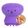 Brosse de nettoyage pour le visage en silicone souple, exfoliant, dégraissant, massage, accessoire tendance pour le visage en