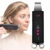 GESS Appareil dexfoliation à ultrasons 2 en 1 et masseur facial 3D, rouleau EMS pour le visage et gommage à ultrasons, appar