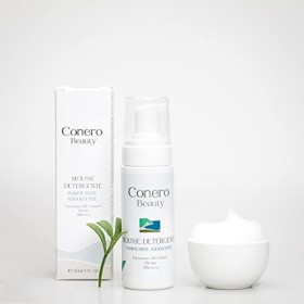 Conero Beauty Mousse nettoyante purifiante pour le visage, adoucissante, apaisante et démaquillante, à labricot, à lhélichr