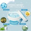 Gelée de Sommeil Masque, Masque de Sommeil Hydratant à leau Glacée,Beauty Hydra Moist Ice Water Sleeping Mask,Gel dacide hy