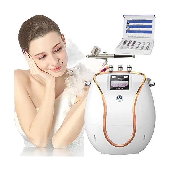 Machine à microdermabrasion, TwoWin Machine de dermabrasion en diamant de contrôle tactile de mise à niveau 2 en 1, Équipemen