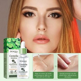 Sérums Centella Asiatica,Eau Essence Réparatrice Visage - Sérums pour peaux sensibles et sèches Face 30 ml à utiliser matin e