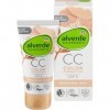 alverde Crème de jour naturelle teintée - Couleur parfaite - Fleur de porcelaine - 50 ml