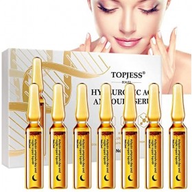 Sérum Acide Hyaluronique, Sérum hydratant pour Lignes Fines Anti-Rides et Anti-âge Sérum le Visage, Absorption facile et form