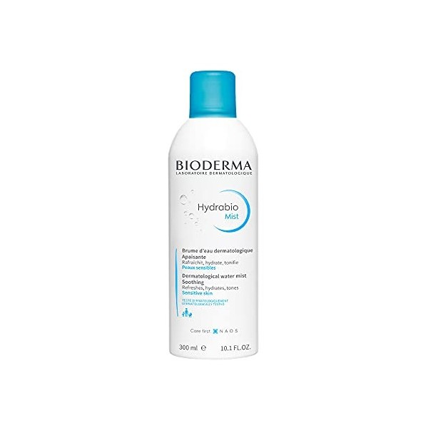 HYDRABIO Brume 300ml | Soulage les sensations de chaleur et les démangeaisons – Rafraîchit immédiatement | Peaux sensibles dé