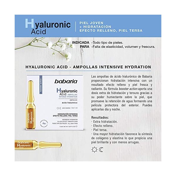 Ampollas Facial Hialuronico - 10 Ml