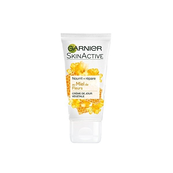 Garnier Skin Active Crème de Jour Végétale Au Miel de Fleurs - Nourrit + Répare 50 ml