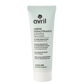 Avril - Crème Désaltérante Bio - Hydratation Intense - Acide Hyaluronique - Aloe Vera Bio - 99% dOrigine Naturelle - Fabriqu