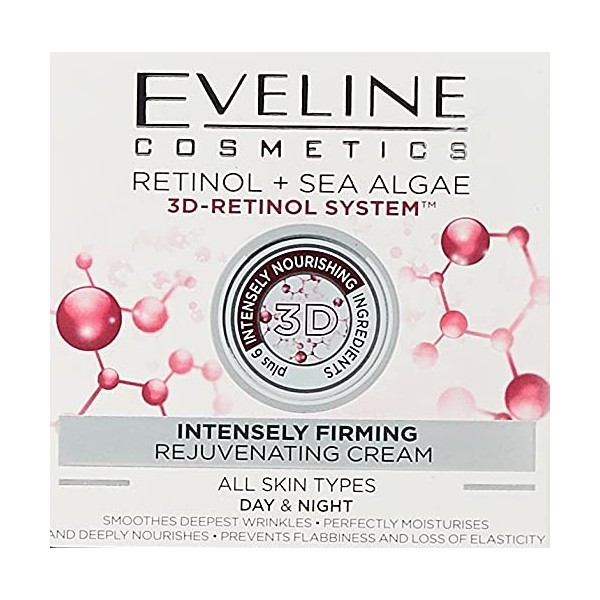 Eveline Cosmetics Crème Visage Retinol Jour/Nuit, 50 ml, 1 Unité