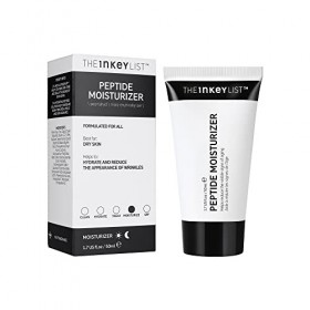 The INKEY List Peptide Moisturiser Cream aide à réduire les rides, hydrate la peau et soutient le collagène naturel 50&nbsp;ml