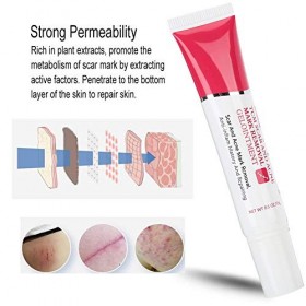 Dioche Crème délimination des Cicatrices Creme cicatrisante, Gel de réparation des Taches foncées pour Le Corps du Visage à 