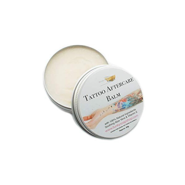 Funky Savon Baume Après-soin avec Aloe Vera & Vitamine E, 1 Pot 60 g