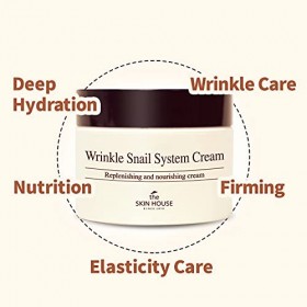 THE SKIN HOUSE since 1979 Crème anti-rides anti-escargot 50 ml, 1,69 fl.oz. | Raffermissant | élimine les imperfections | R