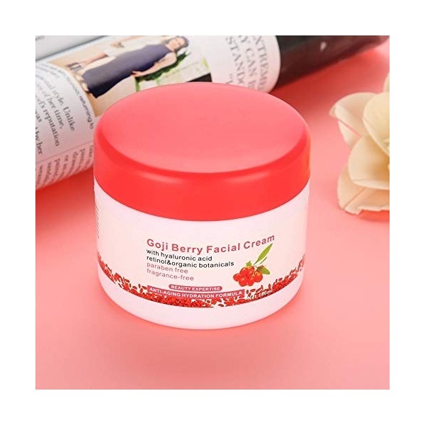 100 g Crème pour le visage au ginseng rouge, crème raffermissante pour le visage, crème hydratante tonifiante à effet éclat, 