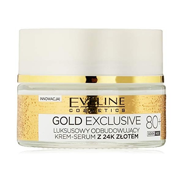 Eveline Cosmetics Crème de Jour/Nuit Luxury Exclusive Or 80+ 50 ml