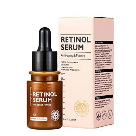 Keeoysie Face Serum,essence pour le visage anti-âge au rétinol,avec Squalane et céramides,Sérum vegan au rétinol，réduit les r