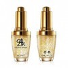 24K Gold Essence Collagen Face Serum Moisturizer Enriched with Vitamin C Serum, Vitamin E Cream for Skin care with Hyaluronic