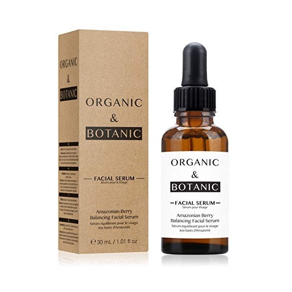 ORGANIC&BOTANIC Sérum Equilibrant pour le Visage aux Baies dAmazonie