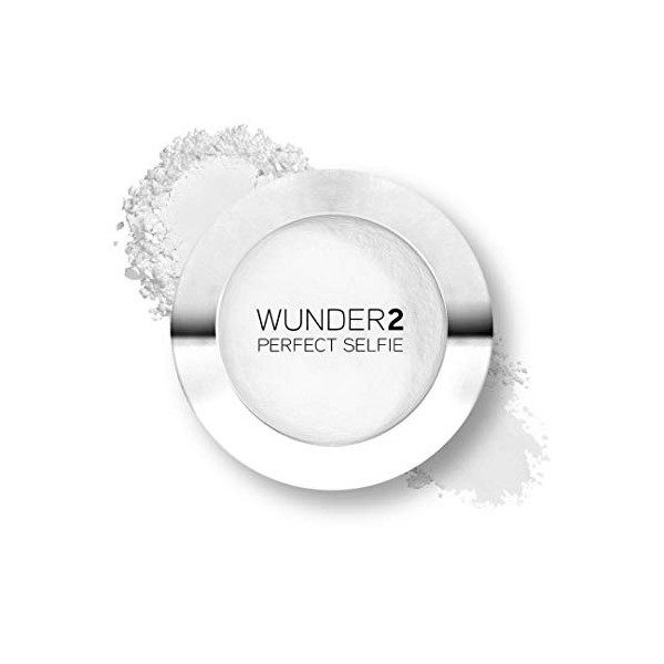 Wunder2 Perfect Selfie Poudre de Finition Translucide, Compacte Effet Photo HD, Matifie la Peau, Mate, 7 g