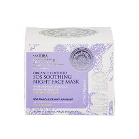 Natura Siberica Masque de nuit apaisant pour peaux sensibles certifiées biologiques