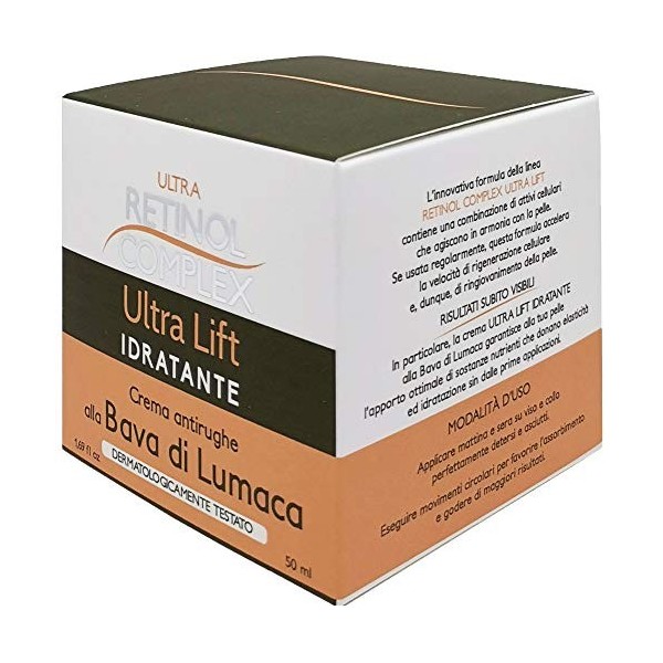 TEMPS DE SOLDES Crème Visage Hydratante Régénérant Anti-rides À La Bave DEscargot Ultra Lift 50 ML