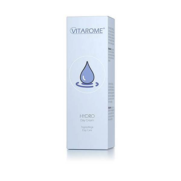 Vitarome HYDRO Crème de jour à protection hydratante intense, sans parabène, 50 ml