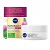 NIVEA NATURALLY GOOD Soin de jour Anti-âge à l’Extrait de Bardane Pot 1 x 50 ml , crème hydratante pour toutes peaux, même s