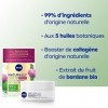 NIVEA NATURALLY GOOD Soin de jour Anti-âge à l’Extrait de Bardane Pot 1 x 50 ml , crème hydratante pour toutes peaux, même s