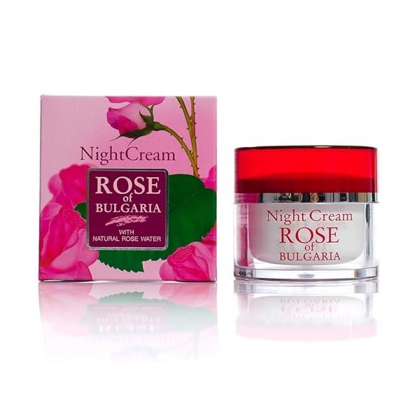 Night Cream Rose of Bulgaria with Natural Rose Water by Bio-Fresh