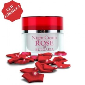Night Cream Rose of Bulgaria with Natural Rose Water by Bio-Fresh