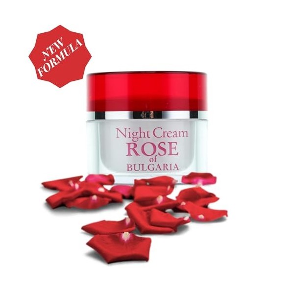 Night Cream Rose of Bulgaria with Natural Rose Water by Bio-Fresh