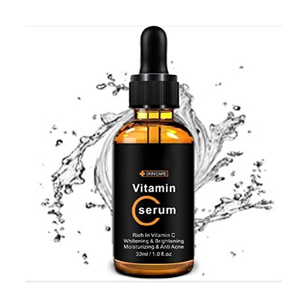 StyleBest Le sérum pour Le Visage à la Vitamine C éclaircit lessence faciale des Pores de rétrécissement de Couleur Akin