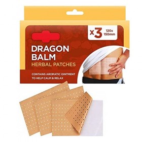 Lot de 3 pansements Dragon Balm Ancient Herbal Remedy