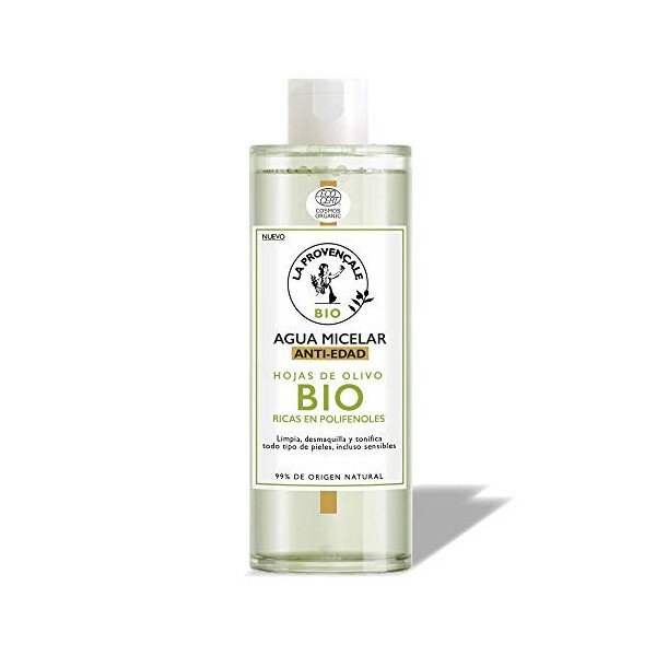 Agua Micelar Bio Anti-Edad Hojas Olivo 400 Ml