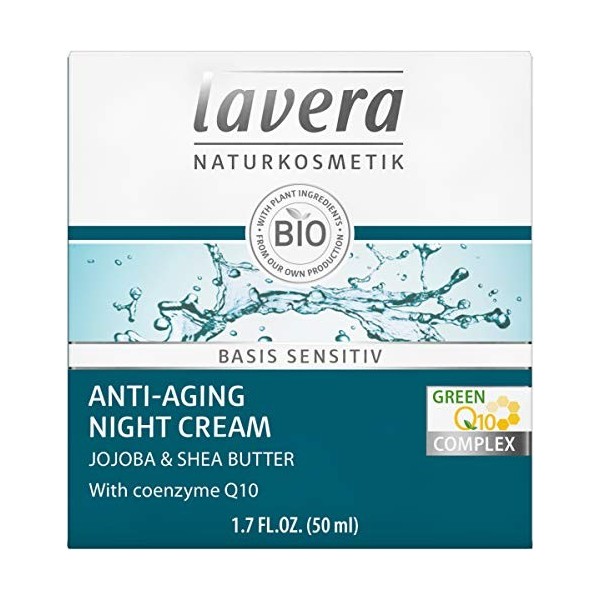 Lavera: Basis Sensitiv Anti-Falten Nachtcreme Q 10 50 ml 