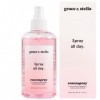 Grace & Stella - Spray Eau de Rose Visage Vegan, Parfait comme Vaporisateur Cheveux, Spray Hydratant Cheveux, Lotion Tonique 
