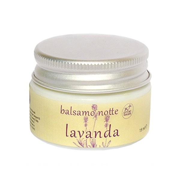 Baume de nuit bio lavande – Excellent pour la peau délicate et sensible – Pur concentré de nature – Fabriqué à la main en Tos