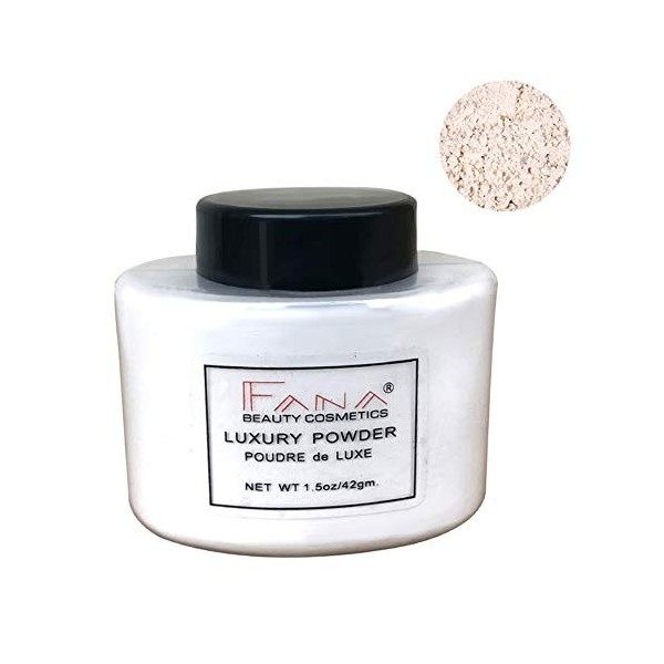 Ofanyia Poudre de Fixation Contrôle Lâche dHuile Poudre de Maquillage Eclairant La Peau Poudre Lâche Pores Invisibles Natura