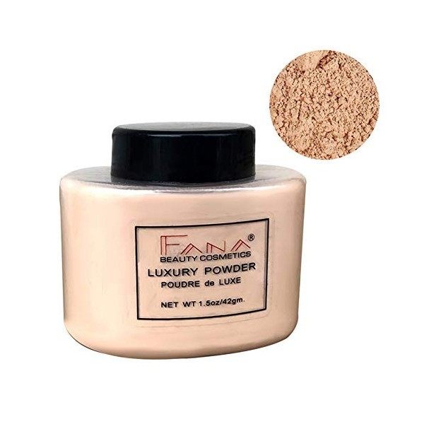 Ofanyia Poudre de Fixation Contrôle Lâche dHuile Poudre de Maquillage Eclairant La Peau Poudre Lâche Pores Invisibles Natura