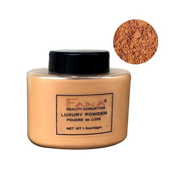 Ofanyia Poudre de Fixation Contrôle Lâche dHuile Poudre de Maquillage Eclairant La Peau Poudre Lâche Pores Invisibles Natura