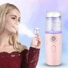 Nano Face Mist Sprayer avec miroir, Mini désodorisant facial portatif à la vapeur pour le visage, Handy Face Humidifier Spray