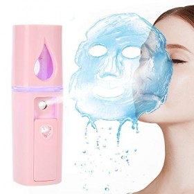 Nano humidificateur facial, Nano Mist Sprayer Visage, Nano Handy Mini Pulvérisateur de Visage pour le Visage Hydratant Vapori